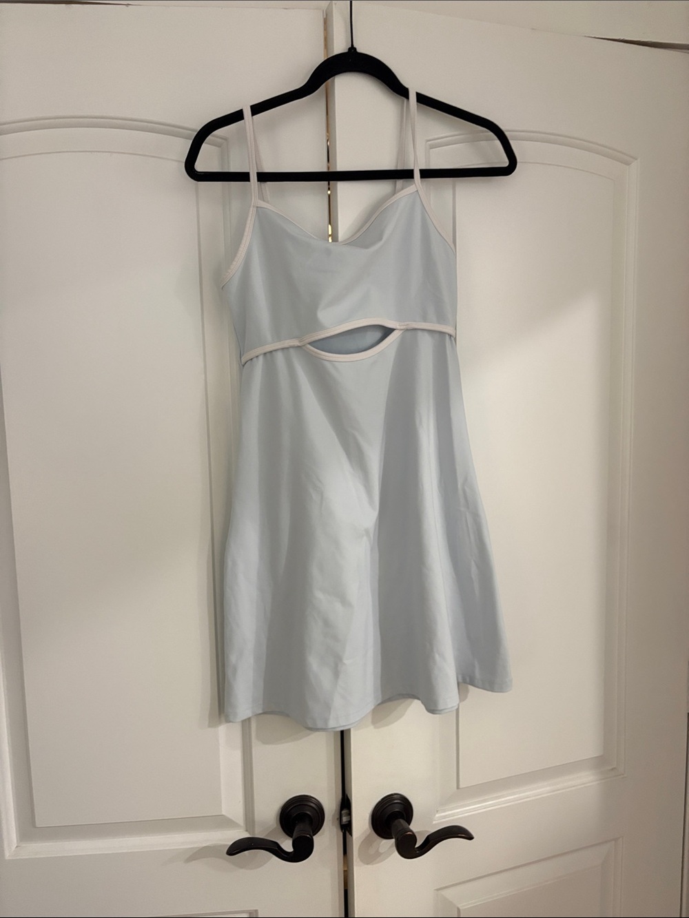 Women’s Light Blue Cutout athletic Dress